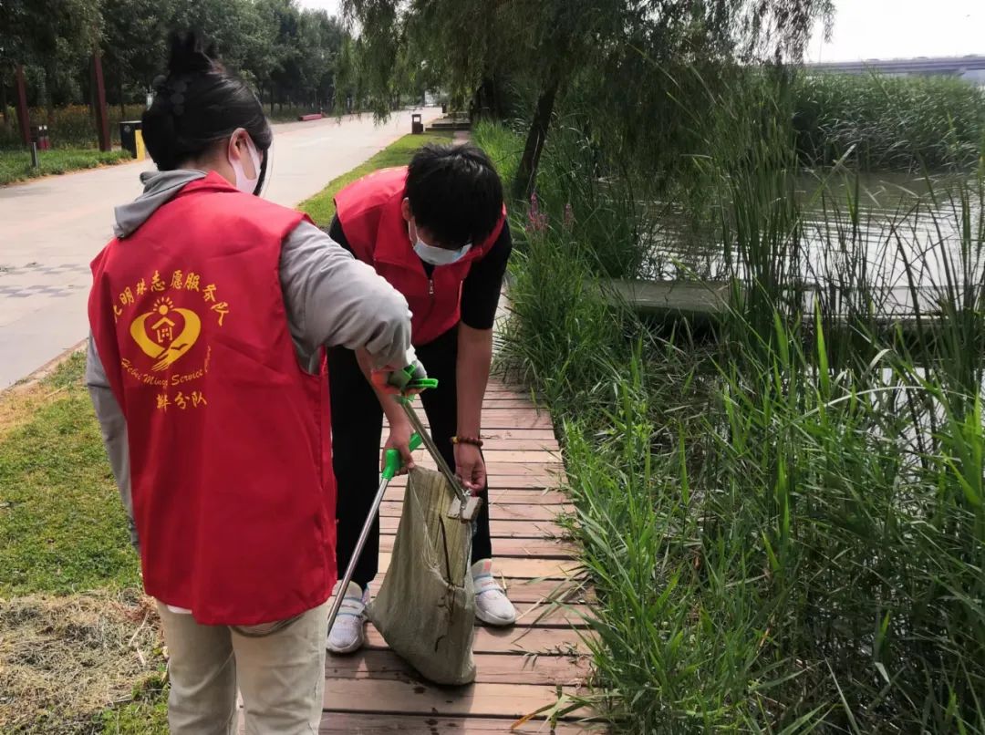 保护滹沱河生态环境   志愿者在行动(图6)